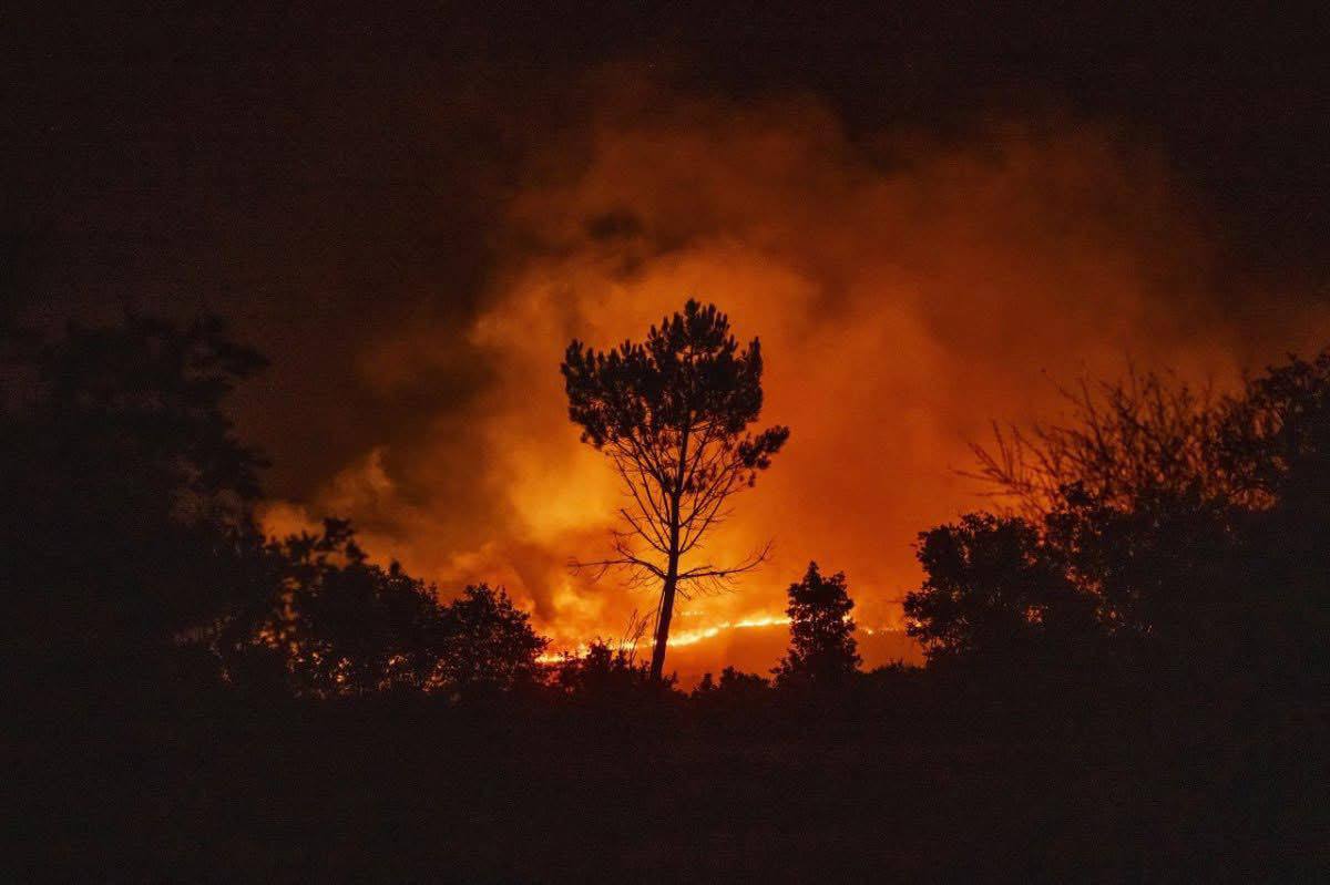 A wave of devastating wildfires has swept across southern Europe, including Italy, Greece and Romania, in recent days